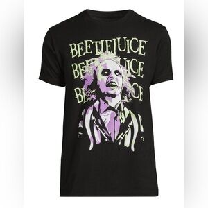 Beetle Juice Men's Graphic Tee with Short Sleeves